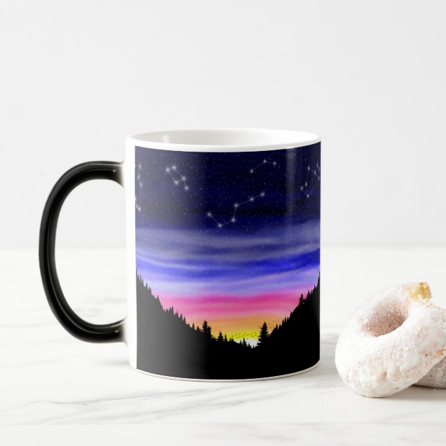 Mug Magic Bouge magique de nuit Diamond (Avec donut)
