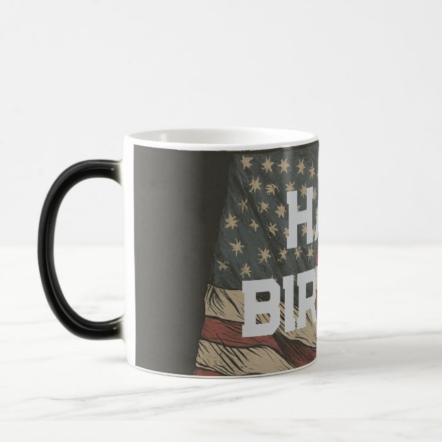Mug Magic Bougs d'anniversaire personnalisés (Gauche)