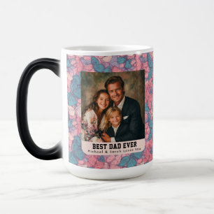 Mug Magic Bouquet papillon bohème camouflage Photo Père