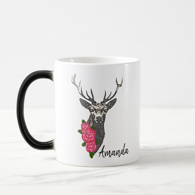 Mug Magic Buck & Buds BOHO Deer (Gauche)
