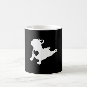 Mug Magic Bulldog Yoga Pose Love Heart Workout
