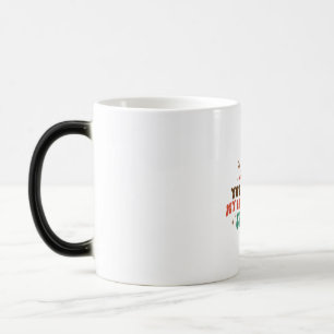 Mug Magic Cadeau de Noël, tu roches mes chaussettes de Noël
