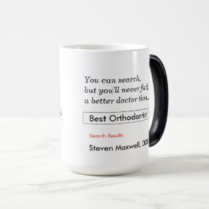 Mug Magic Cadeau personnalisé pour les orthodontistes.