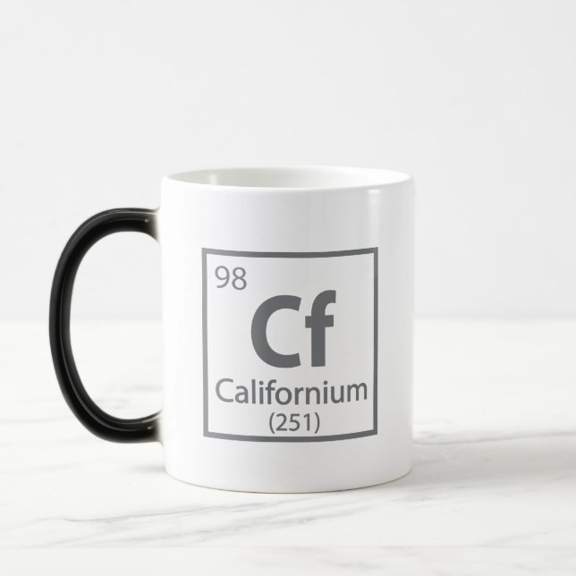 Mug Magic Californie - California Science - Tableau périodiq (Gauche)