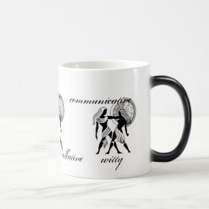 Mug Magic Caractéristiques Gemini personnalisables Zodiac à
