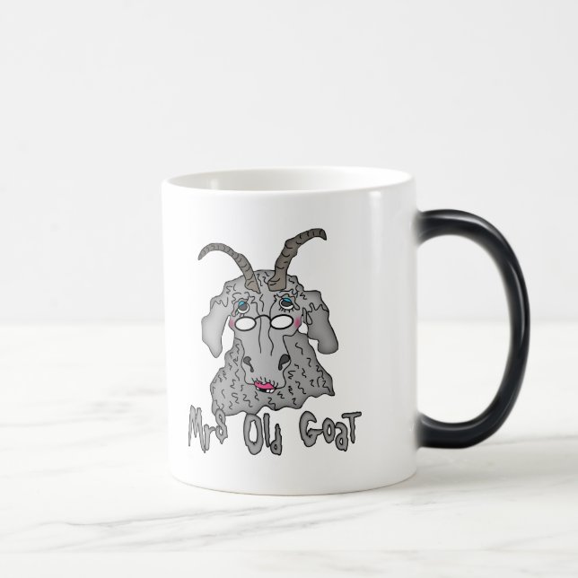 Mug Magic Caricature amusante de Mme Old Goat (Droite)