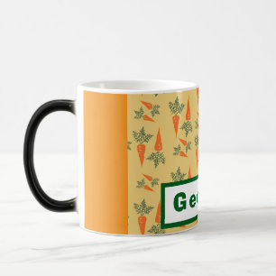 Mug Magic Carotte Orange Nom personnalisé