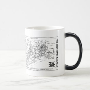 Mug Magic Carte du chemin de fer 1956 de New Haven