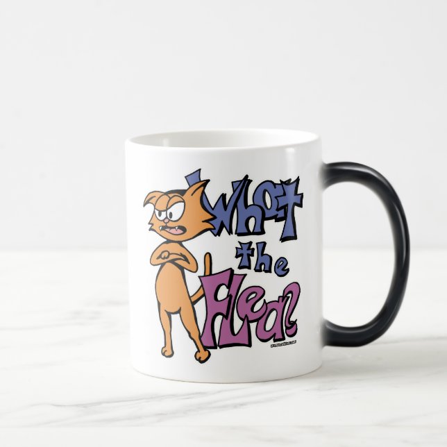 Mug Magic Ce qui la PUCE ? Ambidextre (Droite)