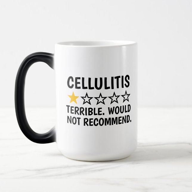 Mug Magic Cellulitis , Cellulitis Skin Disease Gifts, Funny  (Gauche)