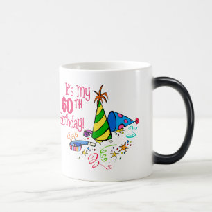 Mug Magic C'est mon soixantième anniversaire (les casquette