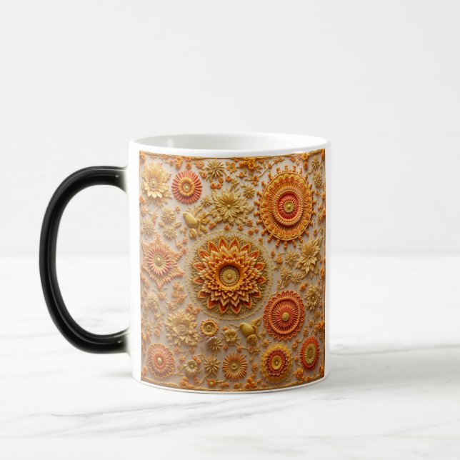 Mug Magic C'est une broderie de motifs (Gauche)