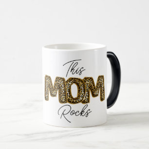 Mug Magic CETTE MOM ROCHE Empreinte de léopard Chic Mothers 