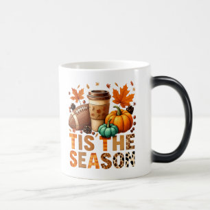 Mug Magic Cette saison Herbstzeit mit Football und Kaffee
