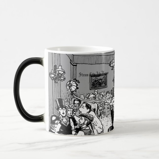 Mug Magic Chambre Stein de bière anglaise de ville de vapeur (Gauche)