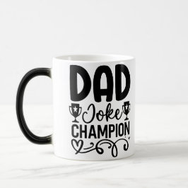 Mug Magic Champion de la farce papa | Drôle cadeau de fête d