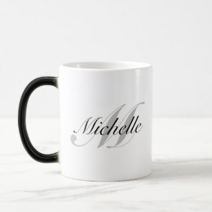 Mug Magic Changement de couleur blanc noir personnalisé