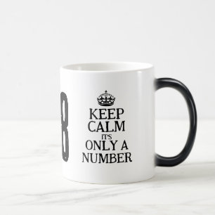Mug Magic Changement de couleur cool garder calme 48e cadeau