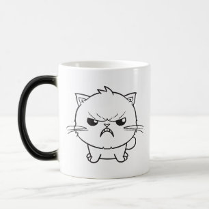 Mug Magic Chat mignon en colère qui baisait.