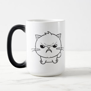 Mug Magic Chat mignon en colère qui baisait.