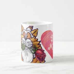 Mug Magic Chat roux pour la Saint-Valentin