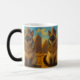 Mug Magic Chat royal égyptien pharaon dans le désert
