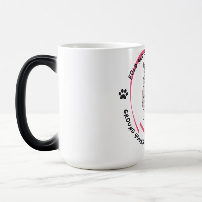 Mug Magic Chat Yoga Calmness - Stretching Cat Inspiration (Gauche)