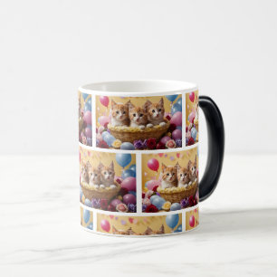 Mug Magic Chatons adorables en Panier Cosy