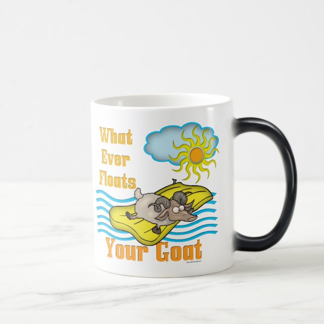 Mug Magic Chèvre amusante Flotte votre chèvre (Droite)