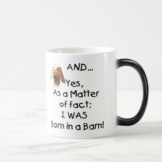 Mug Magic Chèvre, chèvre et boisson (Droite)