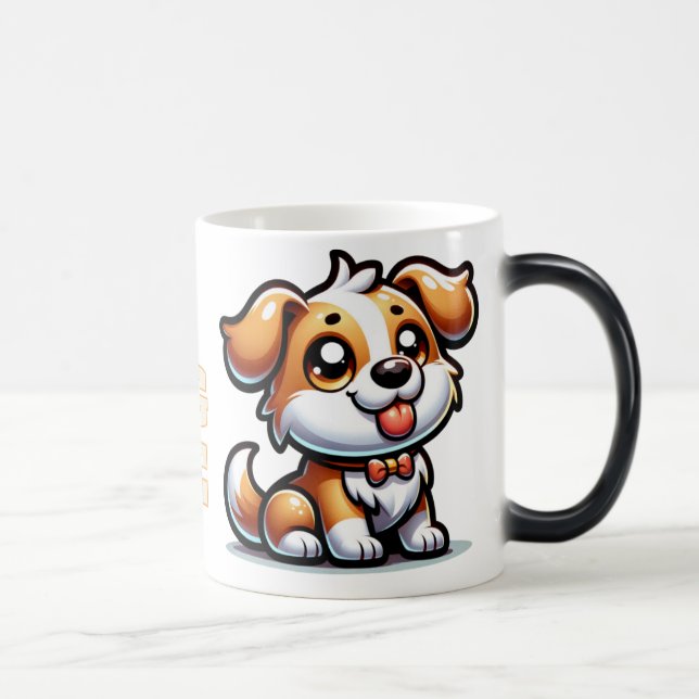 Mug Magic chien, chiot amour (Droite)