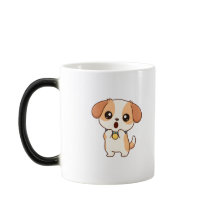 Chien surpris personnage de dessin animé mignon ka