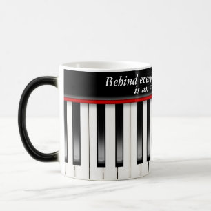 Mug Magic clavier piano avec citation musique