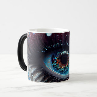 Mug Magic Closeup coloré Imaginaire yeux Morphage