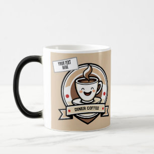 Mug Magic Club de café dessin animé – Amoureux du café perso