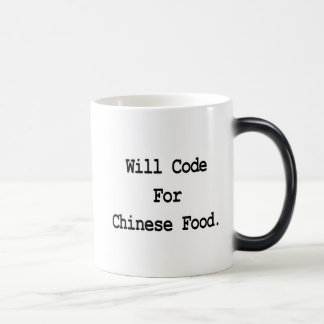 Mug Magic code pour les aliments chinois