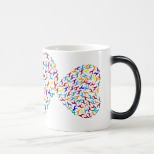 Mug Magic Coeur fait de grands Danois