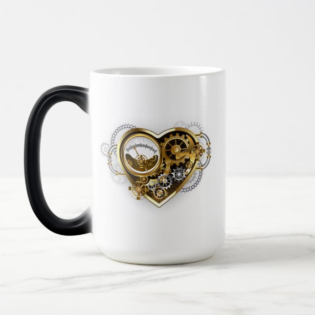Mug Magic Coeur vapeur avec un manomètre (Gauche)