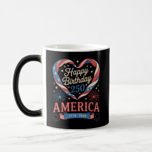 Mug Magic Cœurs USA 1776 2026 juillet 250e anniversaire USA