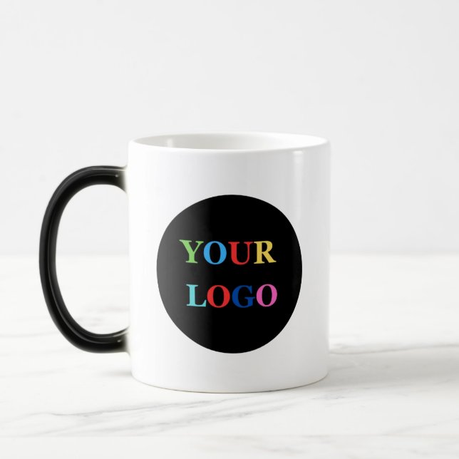 Mug Magic Company Logo Personalized Business Coffee (Gauche)