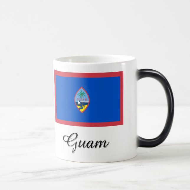 Mug Magic Conception de drapeau de la Guam (Droite)