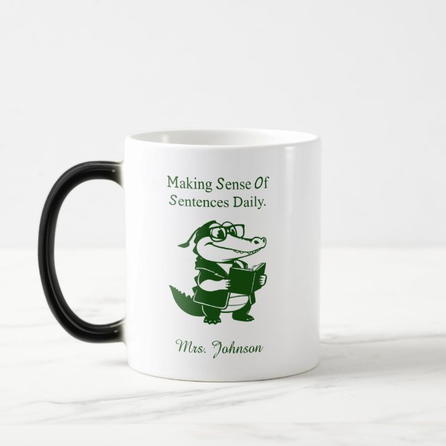 Mug Magic Conception de professeur d'anglais pour comprendre (Gauche)