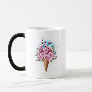 Mug Magic Cône rose Sakura crème glacée gaufre