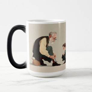 Mug Magic Construit par l'amour. Guidé par Papa