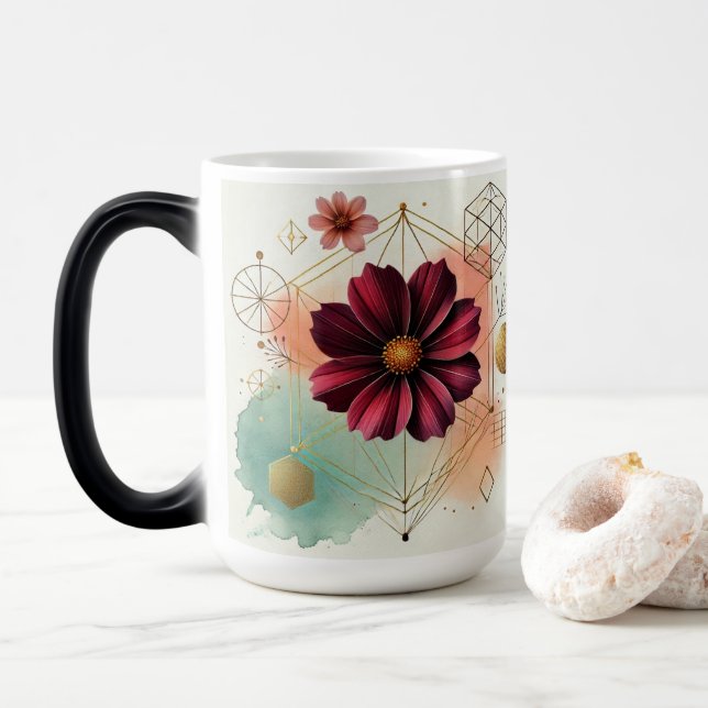 Mug Magic Cosmos au chocolat Conception de la boue (Avec donut)