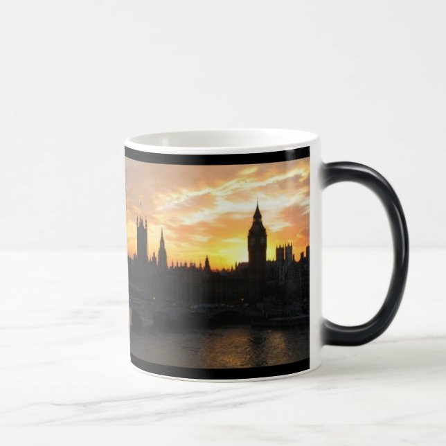Mug Magic Coucher du soleil de Londres (Droite)