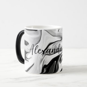 Mug Magic Couleurs rétro élégantes abstraites texture fluide