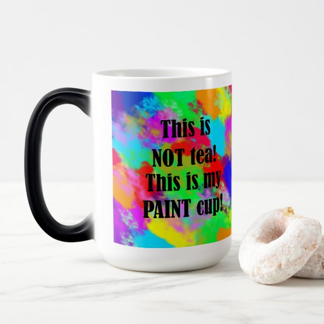 Mug Magic Coupe du peintre (Avec donut)