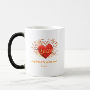 Mug Magic Coupe My First Love - Maman et Papa Coeur Design