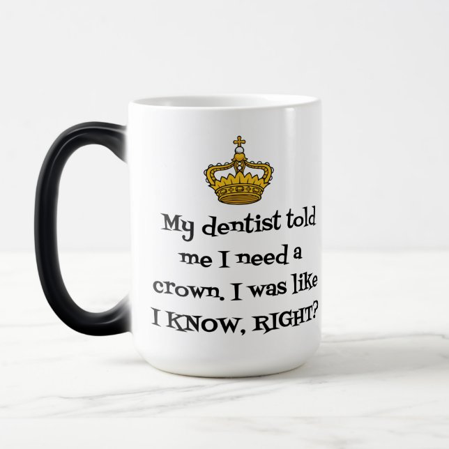 MUG MAGIC COURONNE DENTISTE (Gauche)